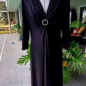 Evan Picone black dinner dress